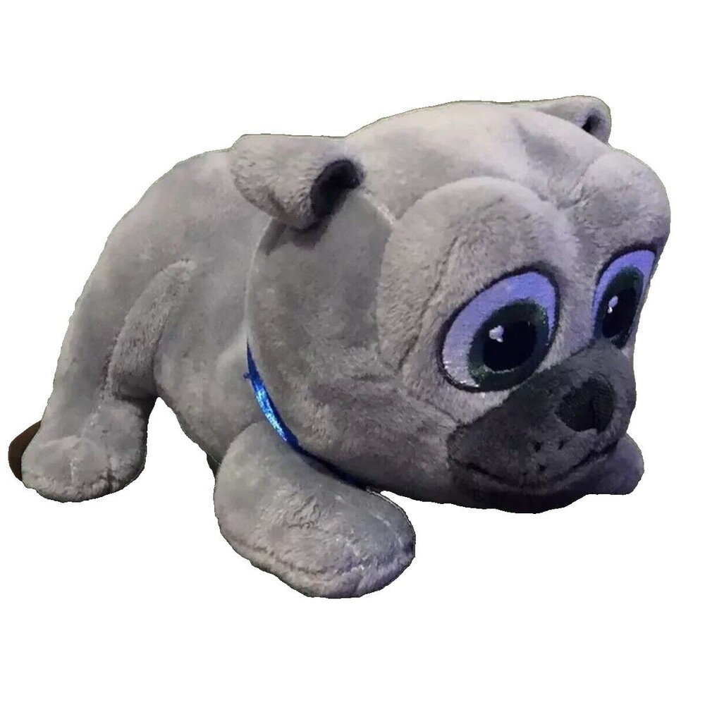 Disney Puppy Dog Pals Bingo Gray Pug Plush 6" Just Play 2017 Mini Stuffed Animal